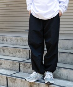 WEGO 【ウエストゴム/手洗い可】ナイロン　トラックパンツ