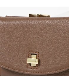 UNBILLION perche カラーコンビ3つ折り外ガマウォレット