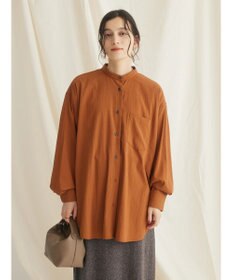 CRAFT STANDARD BOUTIQUE レーヨンデシンバンドカラーシャツ