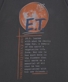WEGO 【新柄追加/E.T/ユニセックス着用ITEM/SMLサイズ展開】E．T．グラフィックT（S）