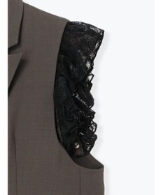 Te chichi レースドッキングテーラードジレ