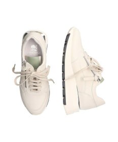 INTER-CHAUSSURES 【QUSHELI】アウトサイドジップレザースニーカー