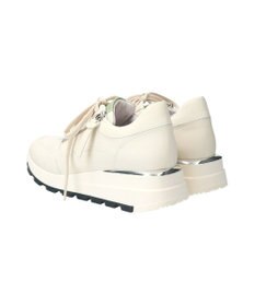 INTER-CHAUSSURES 【QUSHELI】アウトサイドジップレザースニーカー