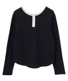 earth music&ecology ２ＷＡＹ釦リブプルオーバー