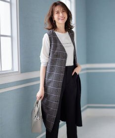 ANY SIS 【美人百花10月号掲載】リバーシブルチェックラップ ワンピース