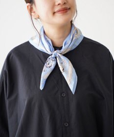 Marca 【Marcaオリジナル】ドッグ 小判 シルクツイル スカーフ