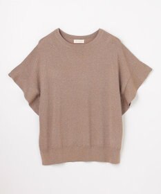 ANY SIS 【and GIRL掲載/アイスタッチ】フレンチスリーブ ニット