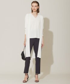 ICB 【WEB限定カラーあり・接触冷感・UVケア・洗える】 シンセティックハイゲージ ロングカーディガン