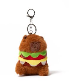 WEGO バーガーカピバラぬいぐるみキーホルダー