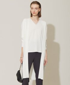 ICB L 【WEB限定カラーあり・接触冷感・UVケア・洗える】 シンセティックハイゲージ ロングカーディガン