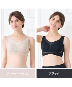 BRADELIS New York 【Yukine inc. 】ゆきねえモアソフト快適ホールドブラ24  接触冷感 ノンワイヤーでラクに補正 ブラジャー YH124201