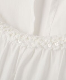 YECCA VECCA ブレードトリミングブラウス