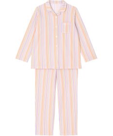 Wing パジャマ 長袖 長ズボン 綿100％(肌側) キルトニット素材 保温性 すっきりシルエット シャツタイプ 上下セット レディース EP6006 ウイング／ワコール