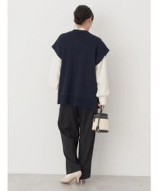 earth music&ecology 金ボタンニットベスト