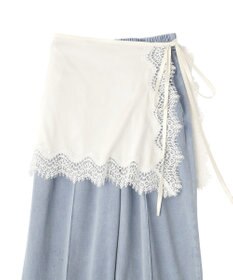 YECCA VECCA [2SET]レイヤードワイドパンツ