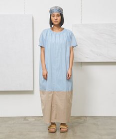 J.PRESS YORK STREET 【WOMEN】バイカラー ワンピース