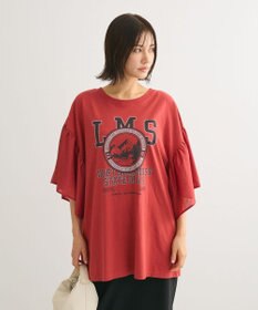 Green Parks ドッキングフレアスリーブロゴチュニック