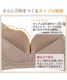 BRADELIS New York 【BRADELIS Me / ノンワイヤー・バストアップ】Perfumyブラ23S1 綿混素材で肌当たりの優しい補正ブラジャー バストにフィットしてラインが響きにくい