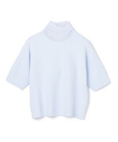 BEIGE， 【洗える】LAURA / 半袖タートルニットトップス