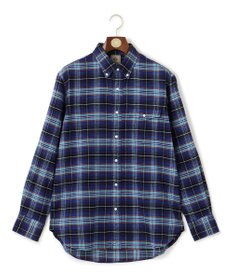 J.PRESS MEN コットンネル マルチチェックシャツ/B.D
