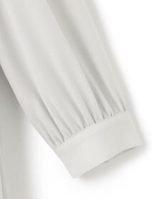 23区 L 【洗える】ライトバックサテンアムンゼン プリーツ ブラウス