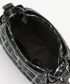 Y'SACCS ドローイングチェックショルダーバッグ