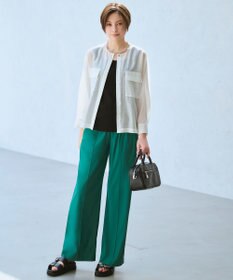 ICB 【WEB限定カラーあり】マットスキューバ トラックワイドパンツ
