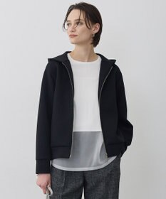 ICB L 【WEB限定カラーあり】ソフトダンボール ジップアップ フーディ ブラック