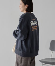 AMERICAN HOLIC サガラ刺繍裏毛プルオーバー