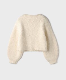 GRACE CONTINENTAL バルキーフェザーニットトップ