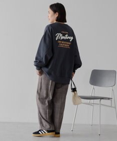 AMERICAN HOLIC サガラ刺繍裏毛プルオーバー