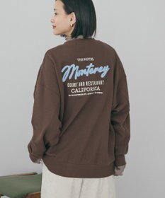 AMERICAN HOLIC サガラ刺繍裏毛プルオーバー