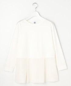 J.PRESS LADIES 【WEB限定カラーあり】レイヤードフレア カットソー