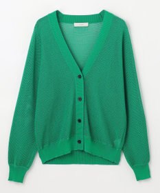 ANY L メッシュＶネックニットカーディガン