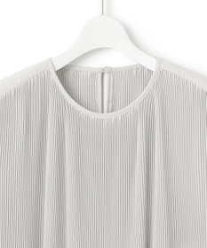 23区 L 【洗える】ライトバックサテンアムンゼン プリーツ ブラウス