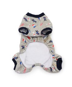 PET PARADISE リサとガスパール ロンパース 《パリ柄》 小型犬