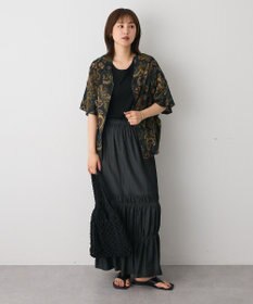 CRAFT STANDARD BOUTIQUE レーヨン総柄シャツ