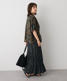 CRAFT STANDARD BOUTIQUE レーヨン総柄シャツ