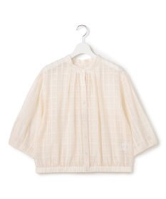 23区 【先行予約】シャドーシアーチェック 2WAY ブラウス