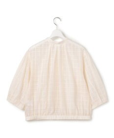 23区 【先行予約】シャドーシアーチェック 2WAY ブラウス