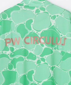 PW CIRCULUS 【MEN】WATER SURFACE プリントモックネックT ゴルフ