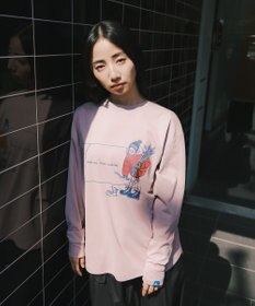 SHARE PARK LADIES 【LADIES】吸水速乾 フロントプリントTシャツ