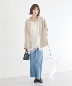 earth music&ecology 【予約】ランジェリーライクレースキャミ