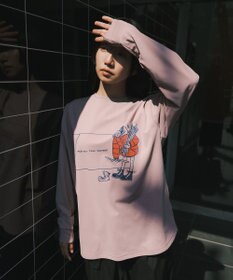 SHARE PARK LADIES 【LADIES】吸水速乾 フロントプリントTシャツ