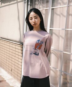 SHARE PARK LADIES 【LADIES】吸水速乾 フロントプリントTシャツ