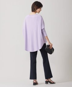 ICB 【洗える】TaPeダブルクロス セミフレアパンツ