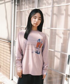 SHARE PARK LADIES 【LADIES】吸水速乾 フロントプリントTシャツ