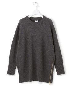 23区 【見上愛さん着用/Oggi掲載/洗える】カシミヤブレンド サイドジップ  ニットチュニック