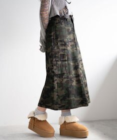 WEGO カモフラジップカーゴスカート