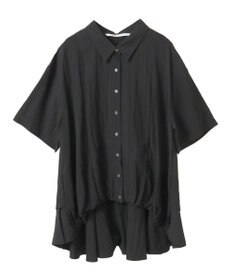 YECCA VECCA 【接触冷感】裾バルーン切替デザインヘムシャツ